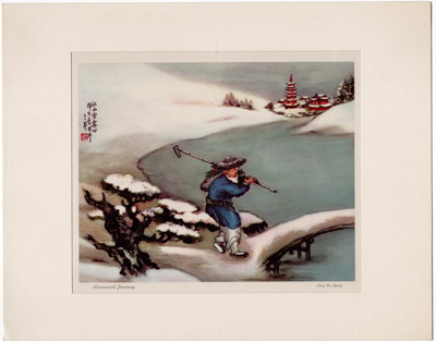 Homeward Journey by Lin Fu-Yangvintage Japanese, Chinese, Asian-themed print